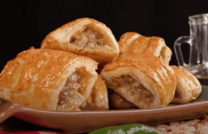 Jednoduchý recept na listové taštičky plněné mletým masem!