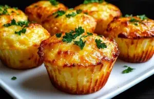 Slané bramborovo-mrkvové muffiny s bylinkovým dresinkem – delikátní a voňavá svačinka plná chuti