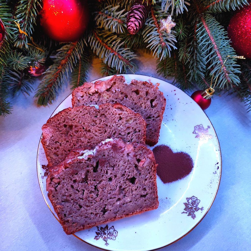 Banánový chléb z celozrnné špaldové mouky s medem a liči