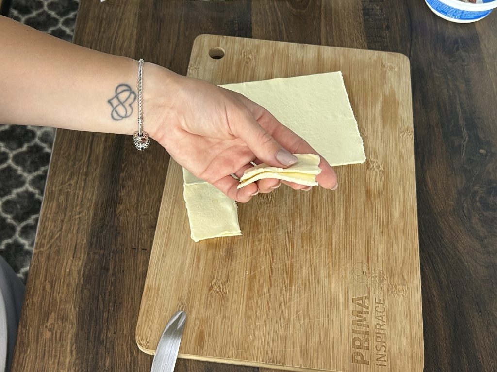 Listové koláčky plněné nutellovo-mascarpone krémem, které si zamilujete