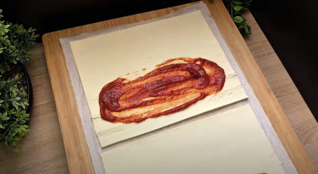 Rychlé tuňákové trojúhelníčky z listového těsta s olivami a sezamem – lahodný snack za pár minut