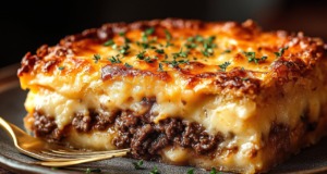 Slaný sýrový koláč s mletým hovězím – jednoduchý cheeseburger pie pro celou rodinu Slaný sýrový koláč s mletým hovězím – jednoduchý cheeseburger pie pro celou rodinu