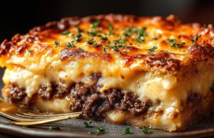 Slaný sýrový koláč s mletým hovězím – jednoduchý cheeseburger pie pro celou rodinu Slaný sýrový koláč s mletým hovězím – jednoduchý cheeseburger pie pro celou rodinu