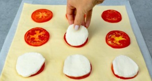 Jednoduchý recept na skvělé mozzarellové kapsy z listového těsta!