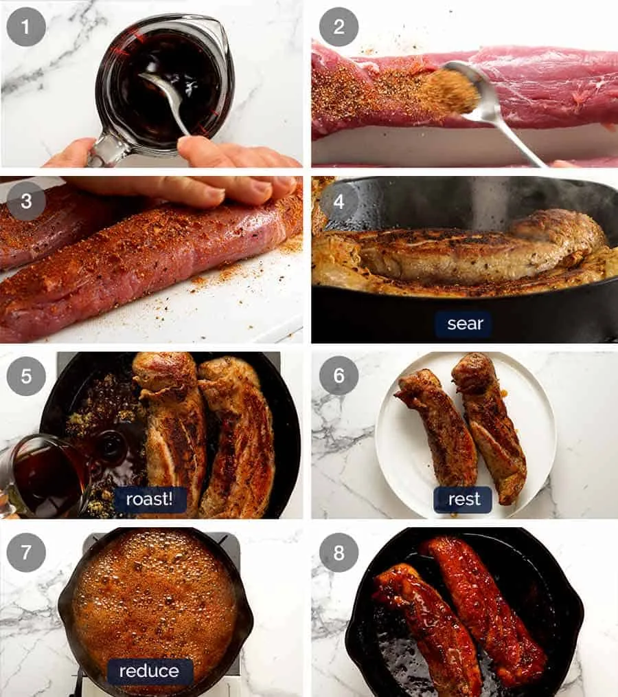 Šťavnatá vepřová panenka s medovo-česnekovou omáčkou