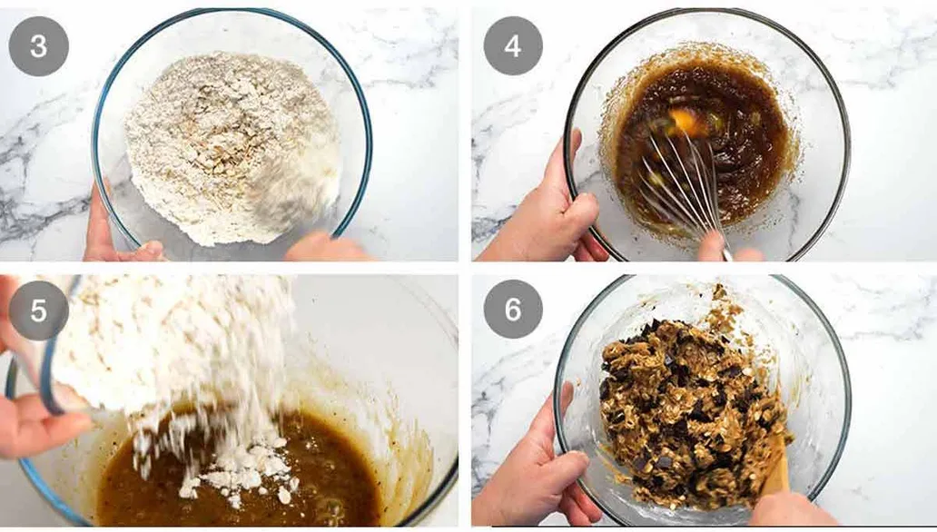 Brown butter sušenky s ovesnými vločkami a čokoládou: extra máslová chuť