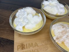 Ptačí mléko – nadýchané sněhové obláčky na vanilkovém krému