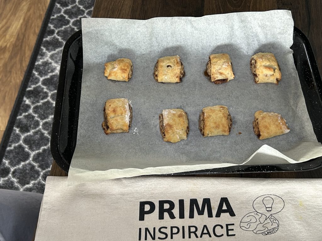 Skořicové šneky z cottage sýra a bez kynutí