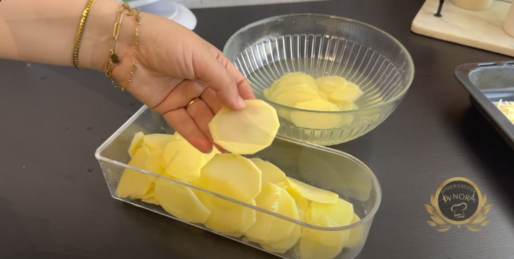 Sýrovo-bramborový wrap se smetanovou pomazánkou, salátem, rajčetem, avokádem, lososem a smaženou cibulkou