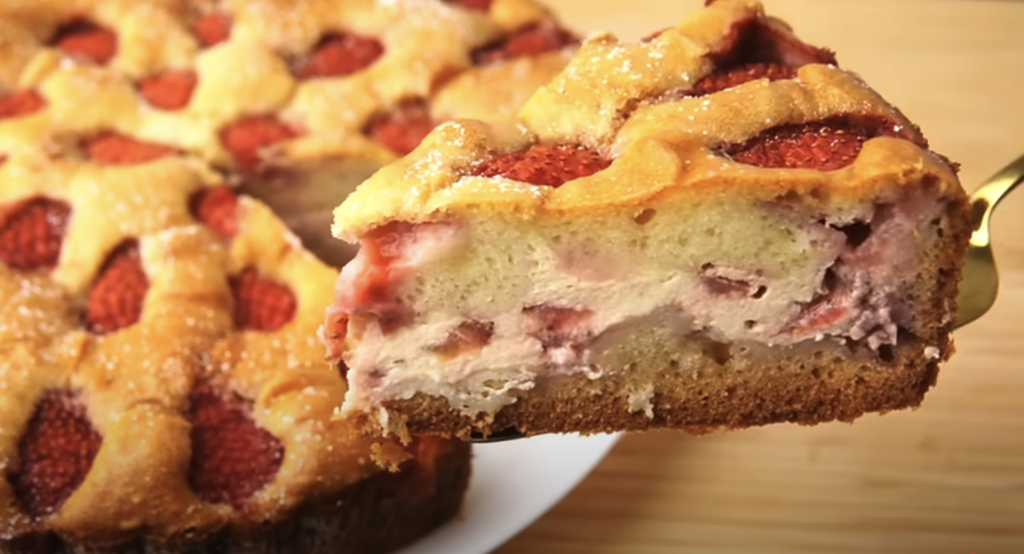 Dokonalý koláč s ricottou a čerstvými jahodami - lehký letní moučník plný jahodové chuti