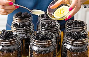 Zavařené ostružiny bez cukru – jednoduchý recept na pasterizaci Zavařené ostružiny bez cukru – jednoduchý recept na pasterizaci