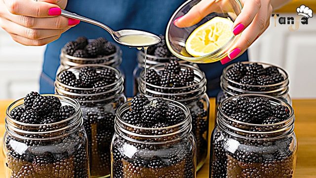 Zavařené ostružiny bez cukru – jednoduchý recept na pasterizaci Zavařené ostružiny bez cukru – jednoduchý recept na pasterizaci