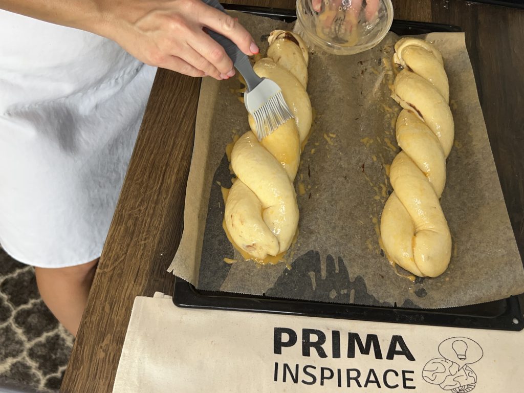 Čokoládový pudinkový závin