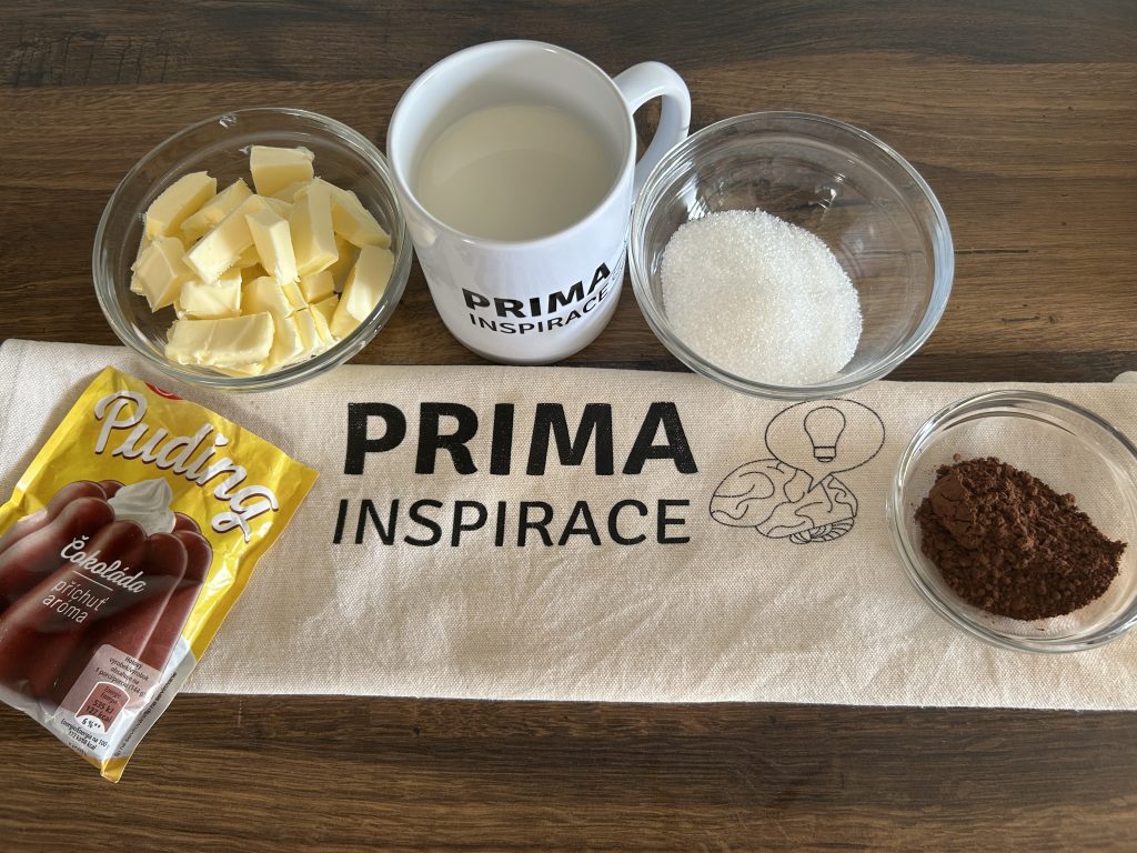 Čokoládový pudinkový závin