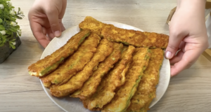Recept na křupavou obalovaná cuketa s koprovým dipem