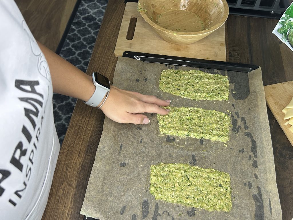 Cuketové toasty plněné sýrem