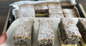 Makový koláč se třemi vrstvami: Jednoduchý recept na vláčný a krémový dezert Kouzelný makový koláč se třemi vrstvami