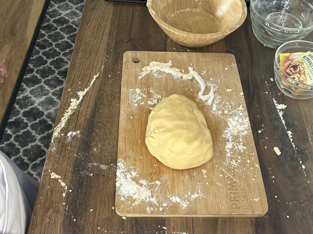 Linecký koláč s tvarohem