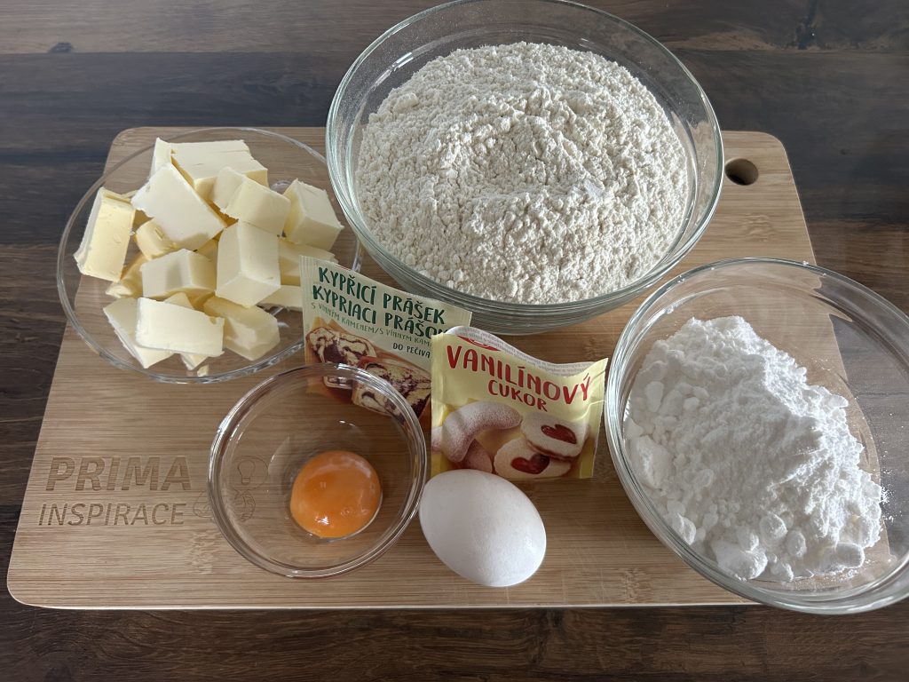 Linecký koláč s tvarohem