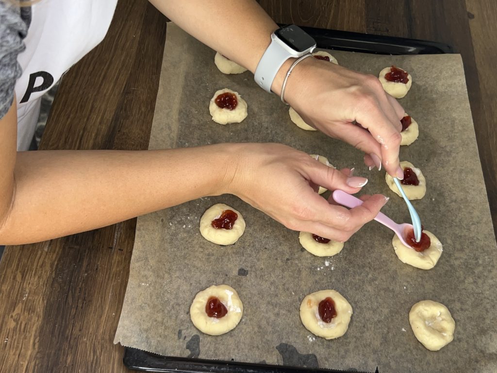 Rychlé tvarohové koláčky s marmeládou
