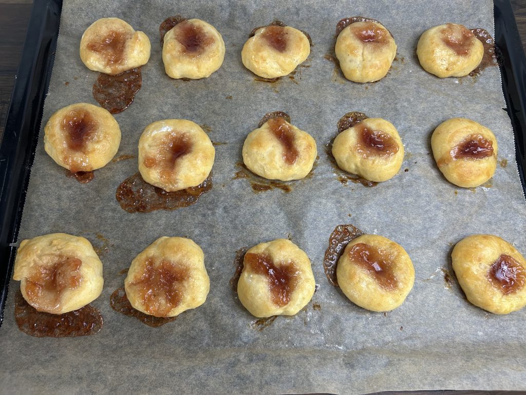 Rychlé tvarohové koláčky s marmeládou