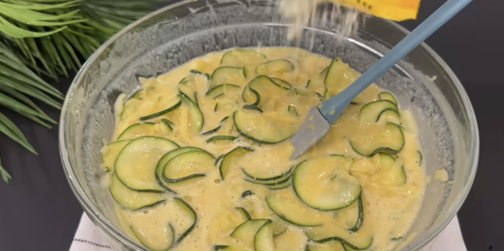 Pâine de dovlecei cu cartofi și parmezan de casă - instrucțiuni simple