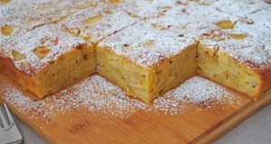 Vláčný jablečný koláč se skořicí a ořechy – snadný recept Vláčný jablečný koláč se skořicí a ořechy – snadný recept