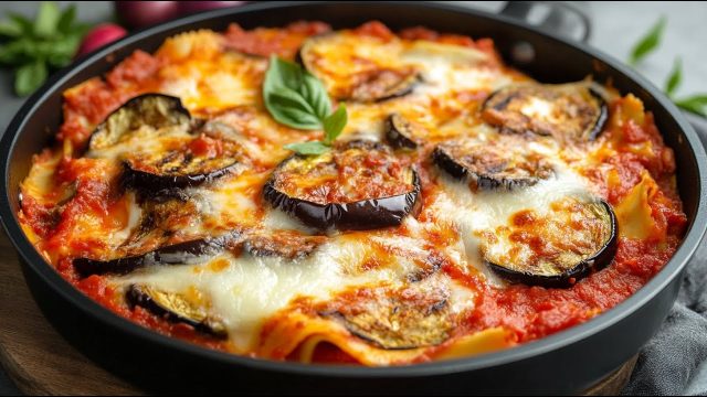 Vrstvené lasagne s lilkem, klobásou a parmazánem bez trouby – lahodný recept na jednom pekáči Vrstvené lasagne s lilkem, klobásou a parmazánem bez trouby – lahodný recept na jednom pekáči