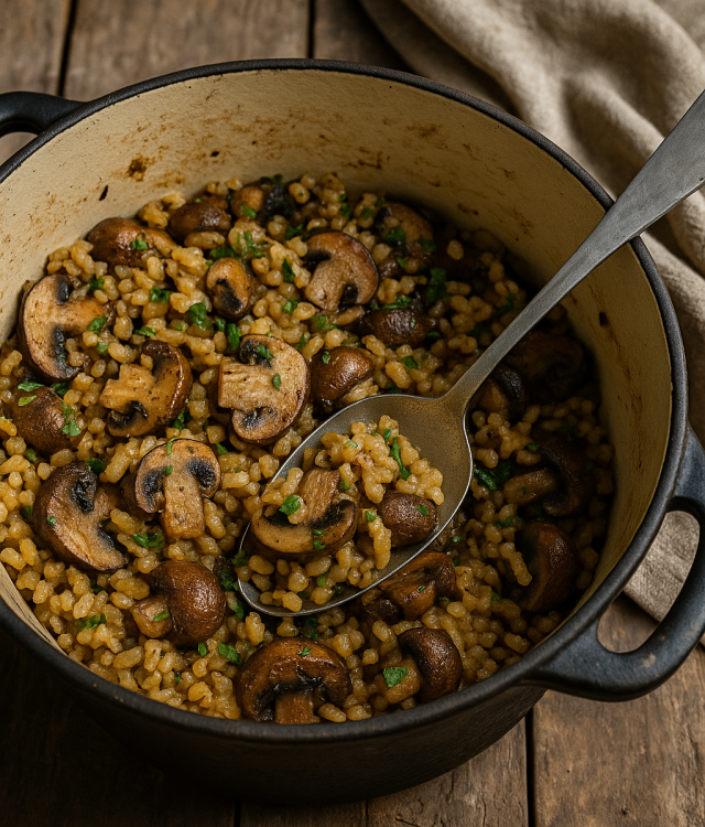 Staročeský houbový kuba: Tradiční recept z krup a sušených hub, který voní podzimem Staročeský houbový kuba: Tradiční recept z krup a sušených hub, který voní podzimem