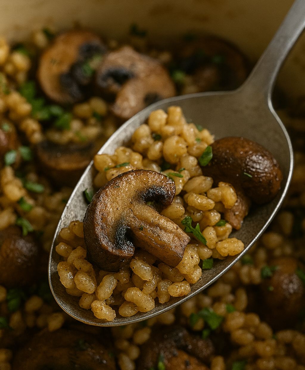 Staročeský houbový kuba: Tradiční recept z krup a sušených hub, který voní podzimem