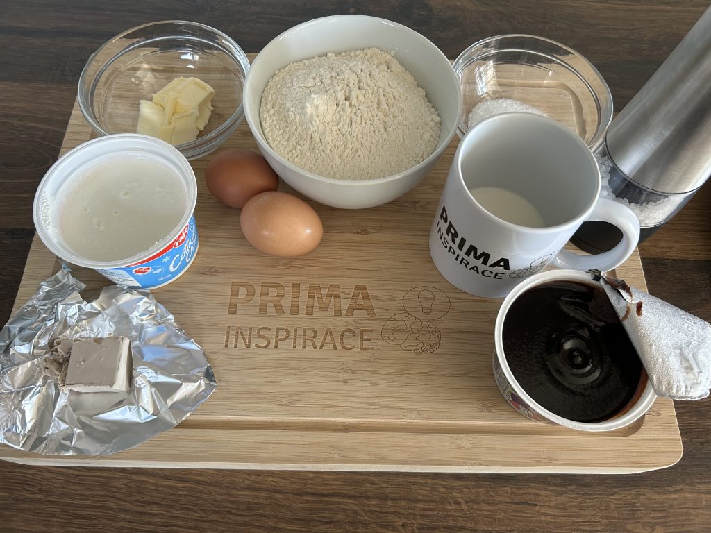 Cottage buchty s povidlovou náplní