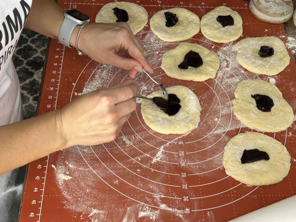 Cottage buchty s povidlovou náplní