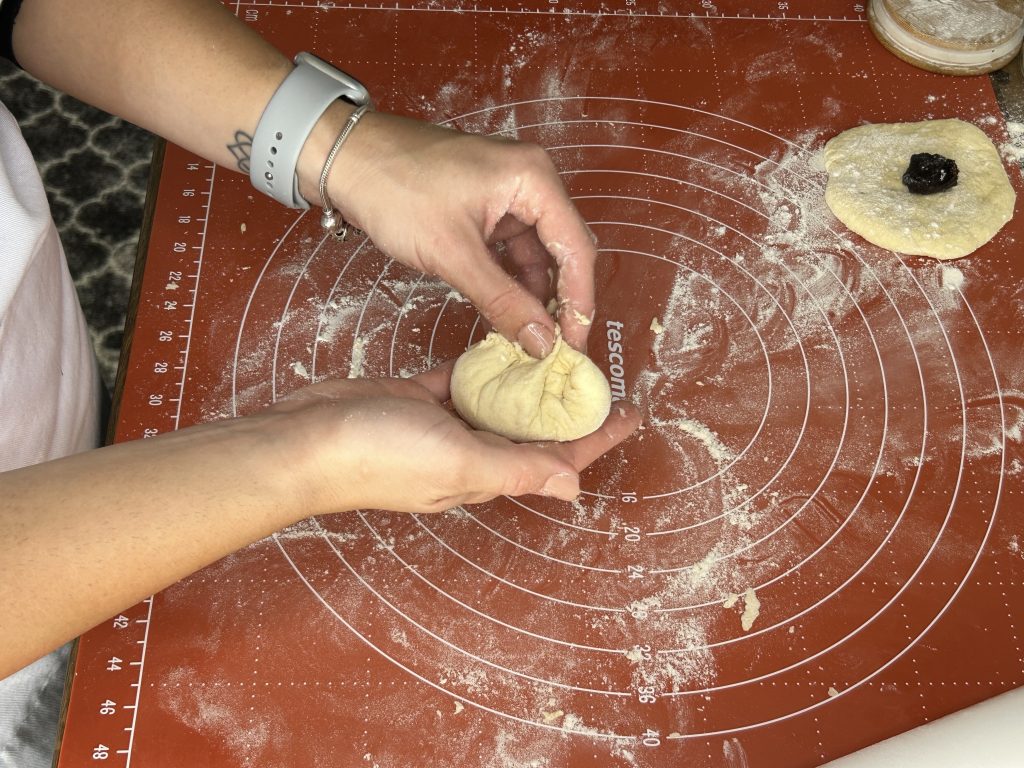 Cottage buchty s povidlovou náplní