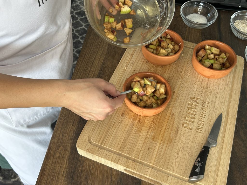 Jablečný crumble s ovesnou drobenkou