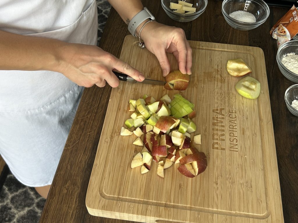 Jablečný crumble s ovesnou drobenkou