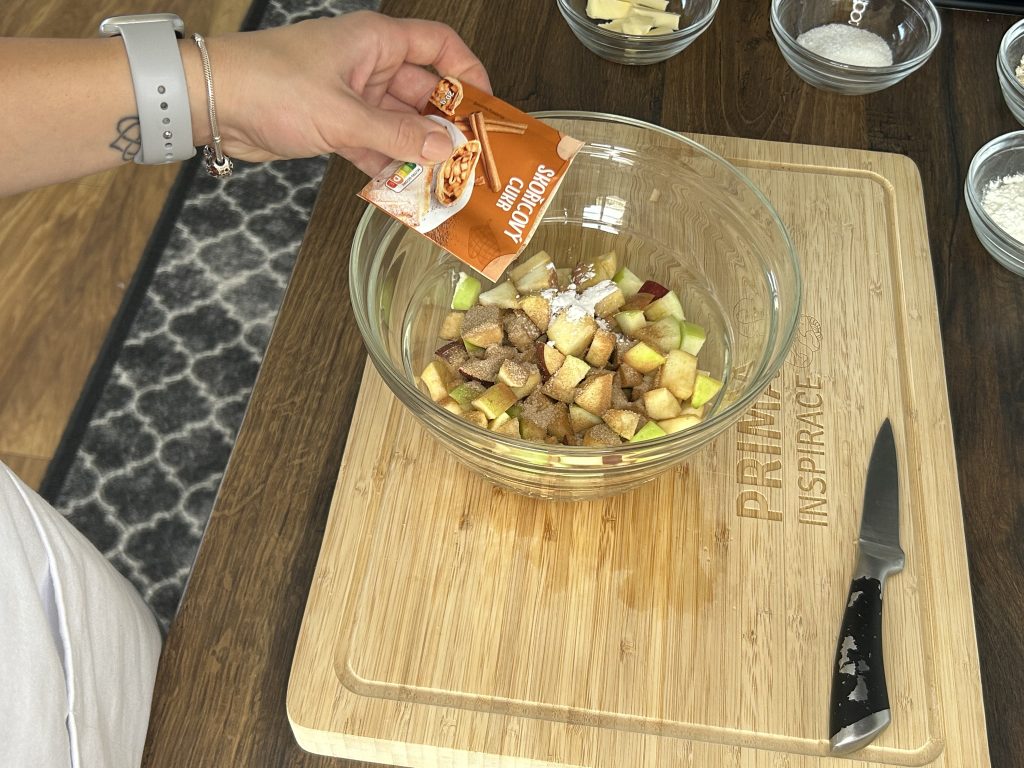 Jablečný crumble s ovesnou drobenkou