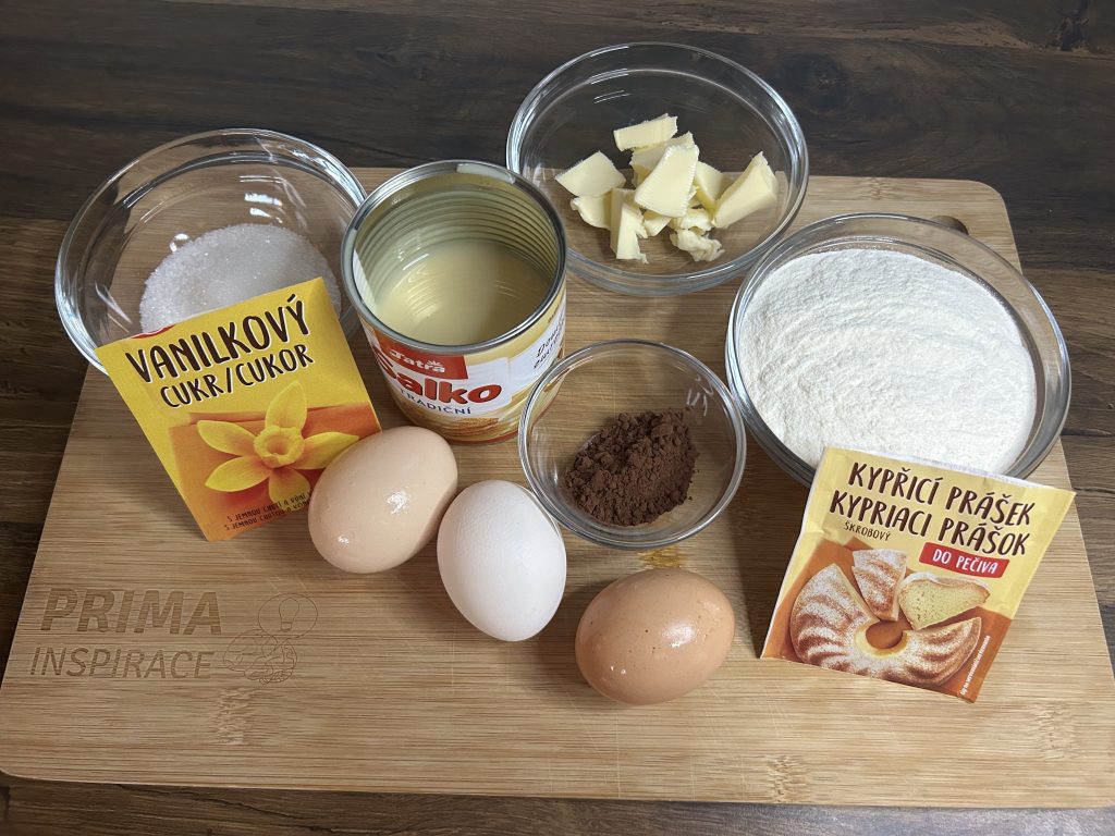 Jednoduchý mramorový koláč se Salkem