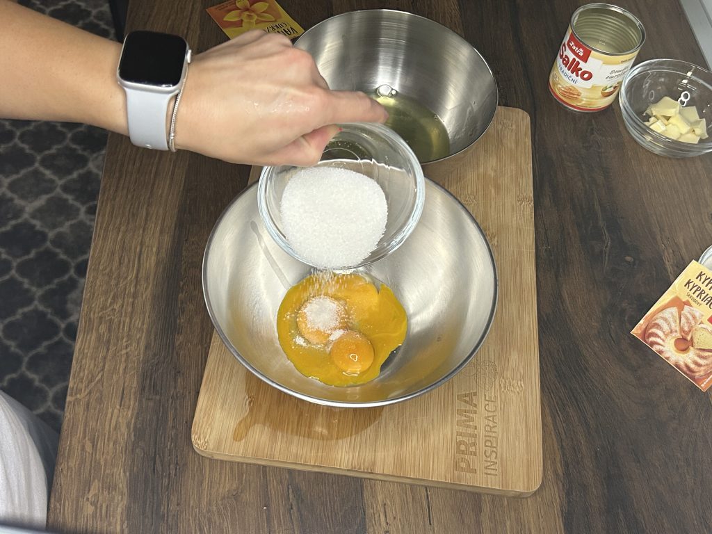 Jednoduchý mramorový koláč se Salkem