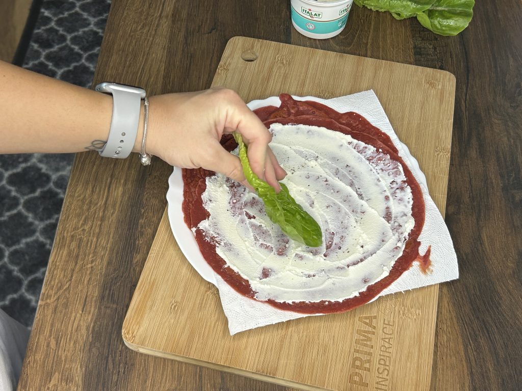 Barevné palačinky z červené řepy s Ricottou a špenátem