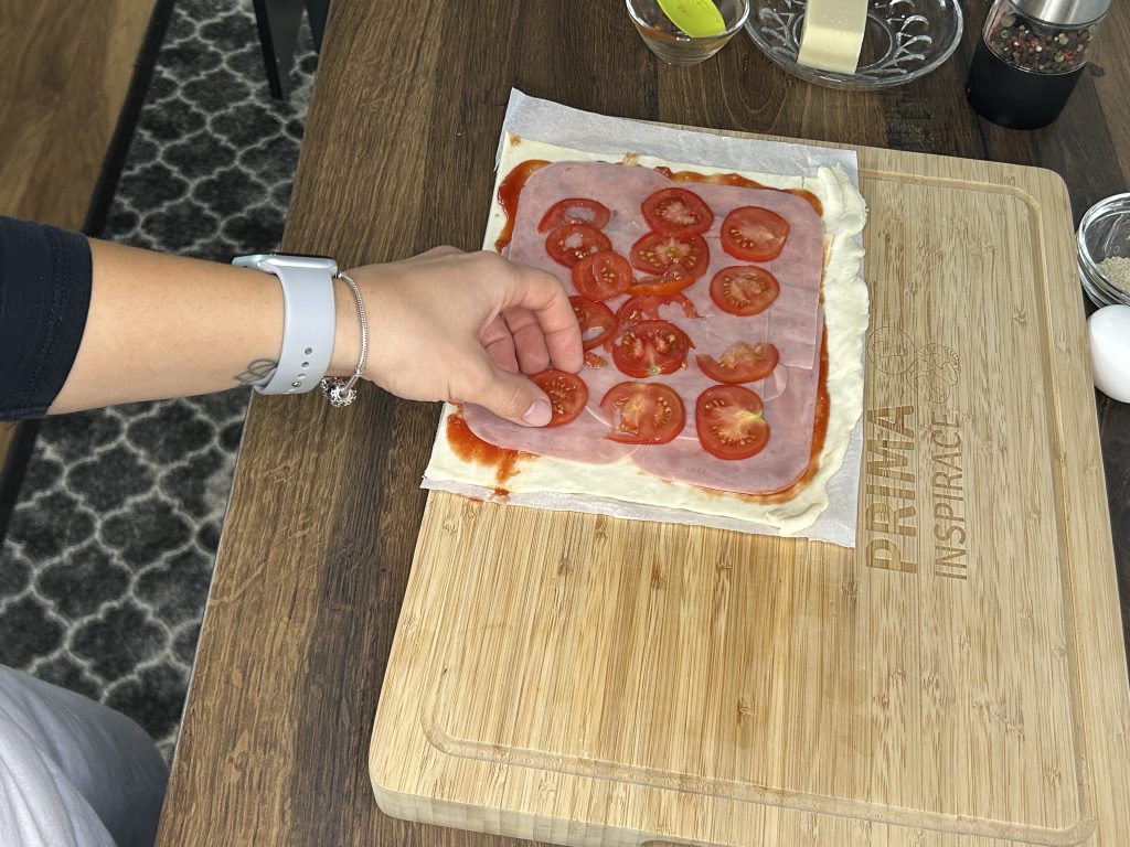 Slaný závin z listového těsta