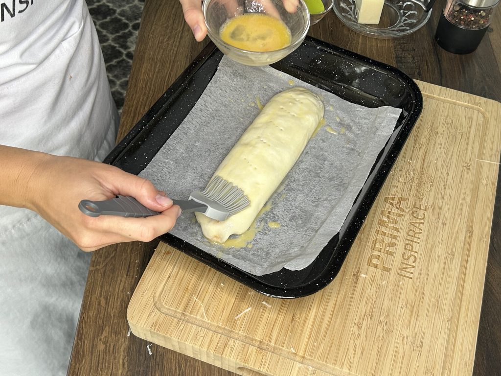 Slaný závin z listového těsta