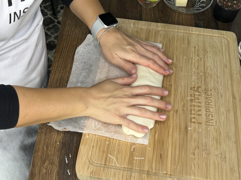 Slaný závin z listového těsta