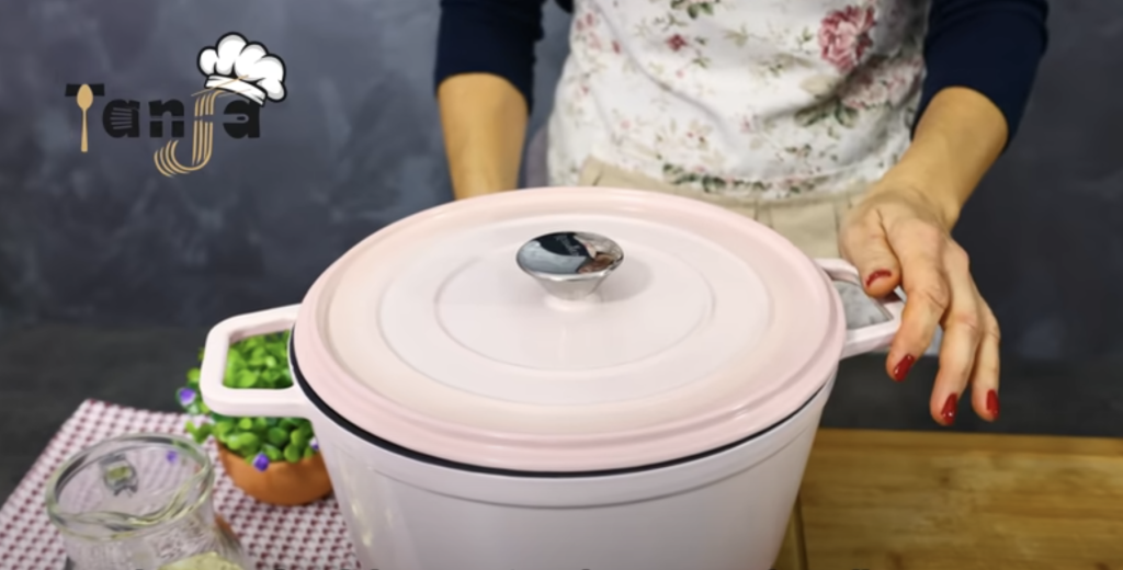 Pomalu dušená vepřová krkovice – postup