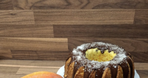 Hokkaido bábovka s kokosem a čokoládovou polevou Hokkaido bábovka s kokosem a čokoládovou polevou