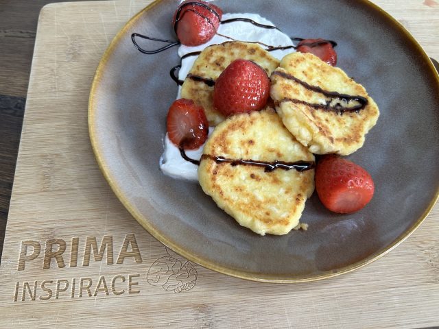 Syrniki – tvarohové lívanečky