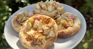 Tvarohové koláčky s jablky z horkovzdušné fritézy – rychlá podzimní svačina za 20 minut