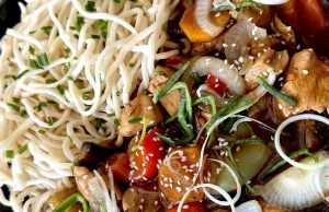 Kuřecí Čína z jedné pánve