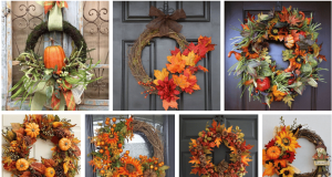 Vchodové dveře nikdy nevypadali lépe: 20+ podzimních dekorací právě na vchodové dveře!
