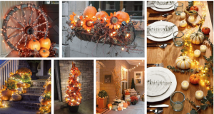 Inspirace na krásnou podzimní dekoraci: Využijte světelný řetěz tímto způsobem!