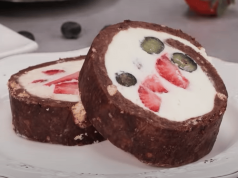 Smetanová roláda s ovocem: Inspirace na vynikající nepečený recept! Smetanová roláda s ovocem: Inspirace na vynikající nepečený recept!